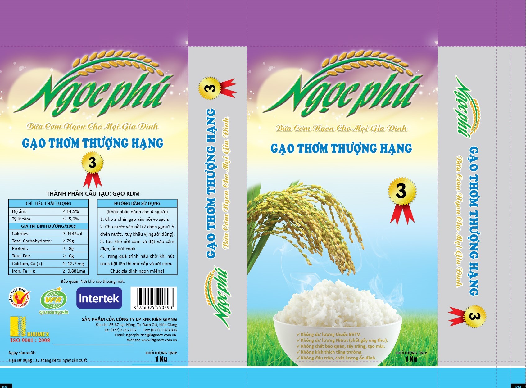 Ngoc Phu Rice 1KG KDM-270716
